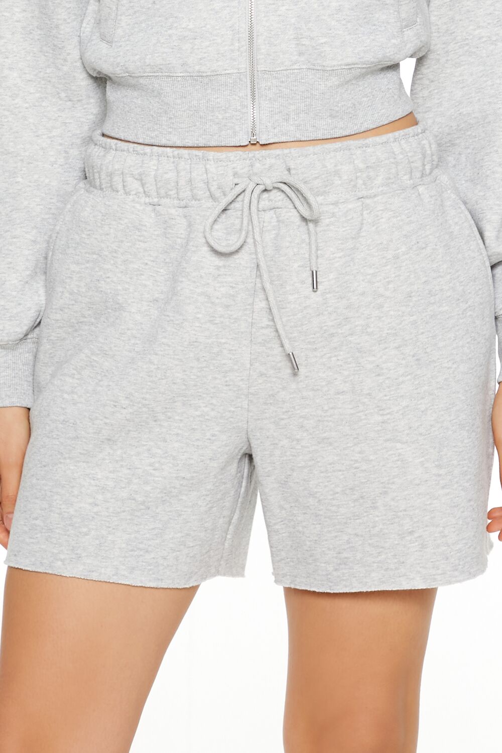 Raw-Cut Fleece Sweatshorts