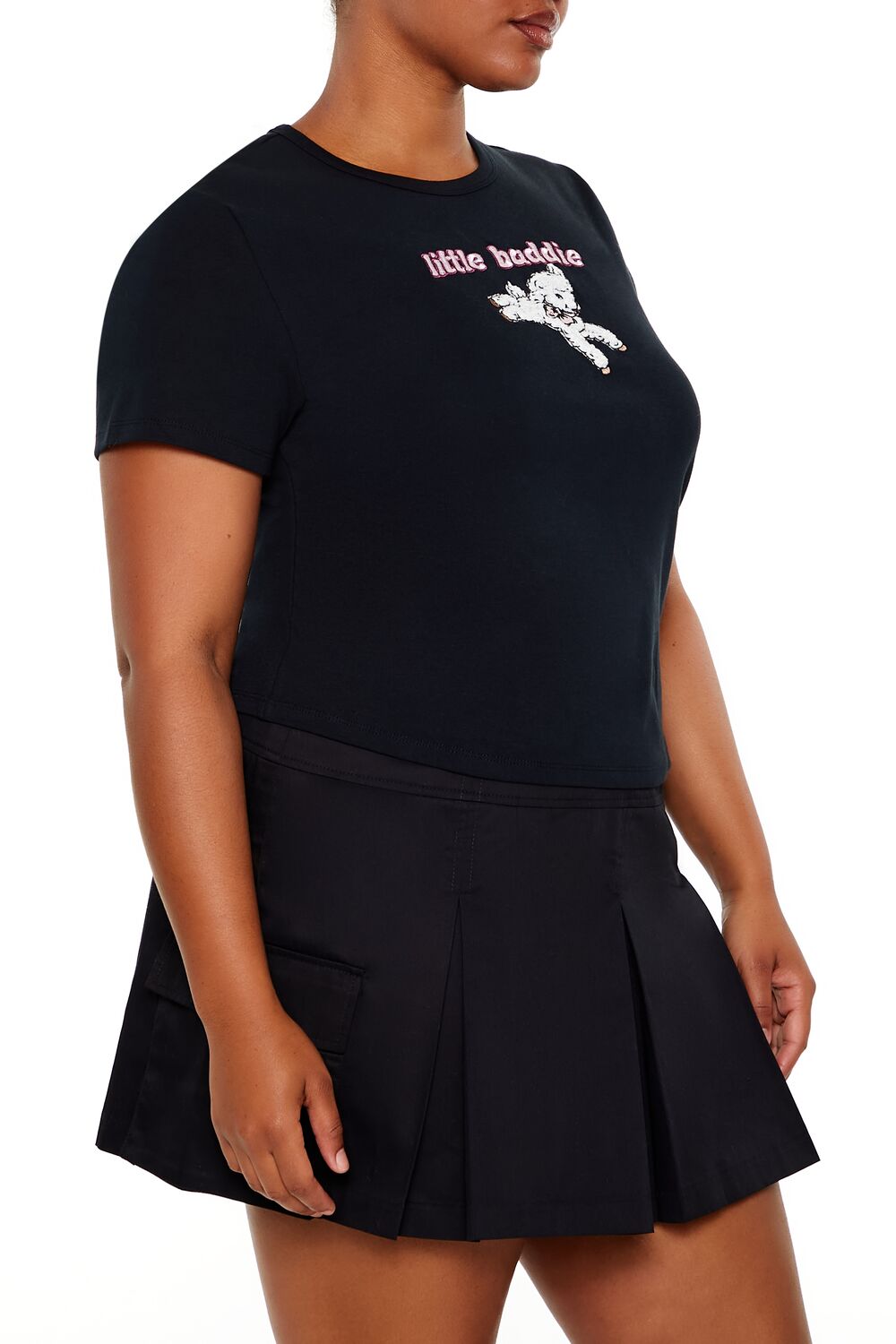 Plus Size Little Baddie Baby Tee