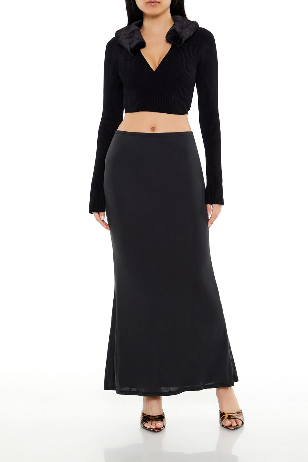 Fit & Flare Maxi Skirt