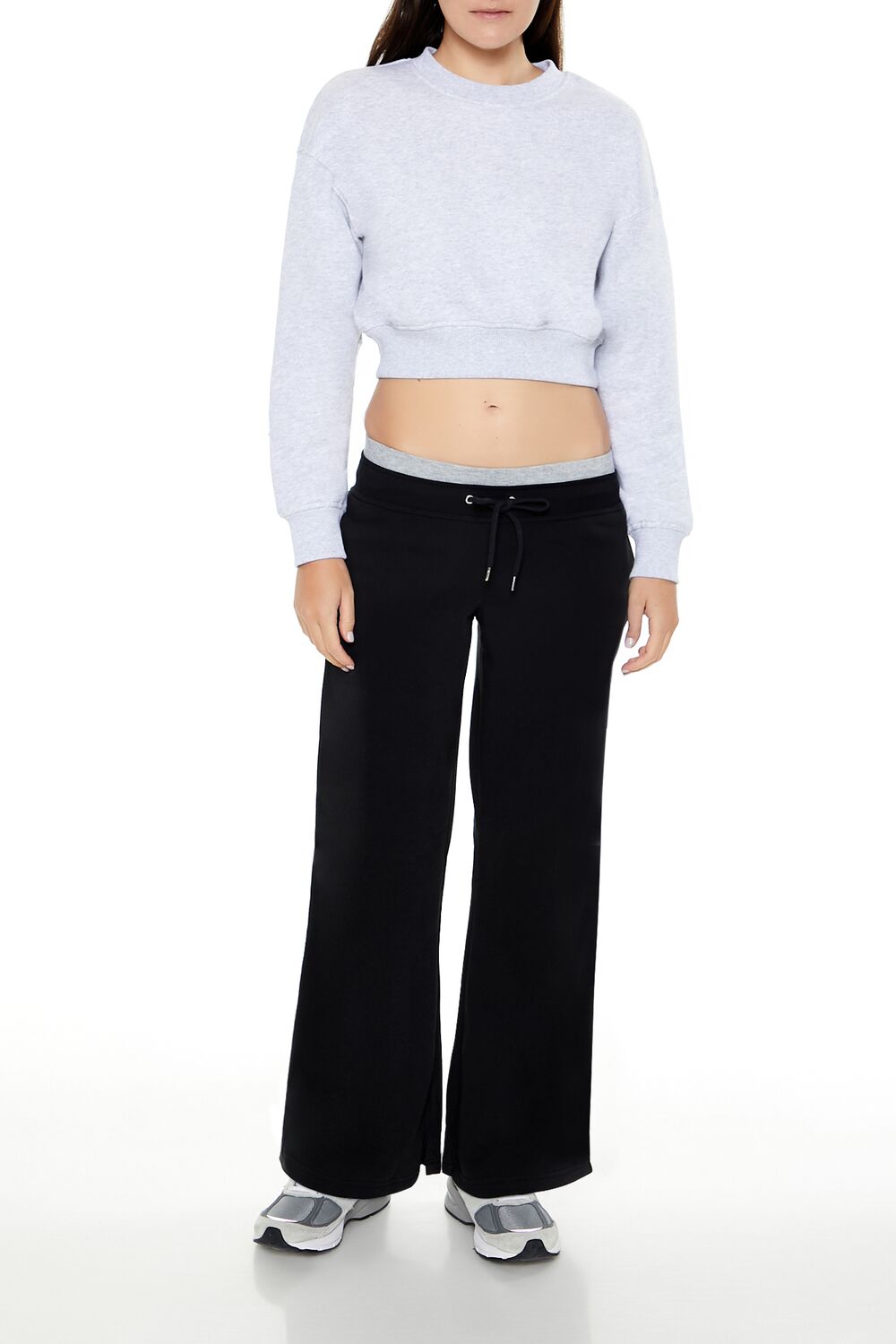 Layered Drawstring Sweatpants