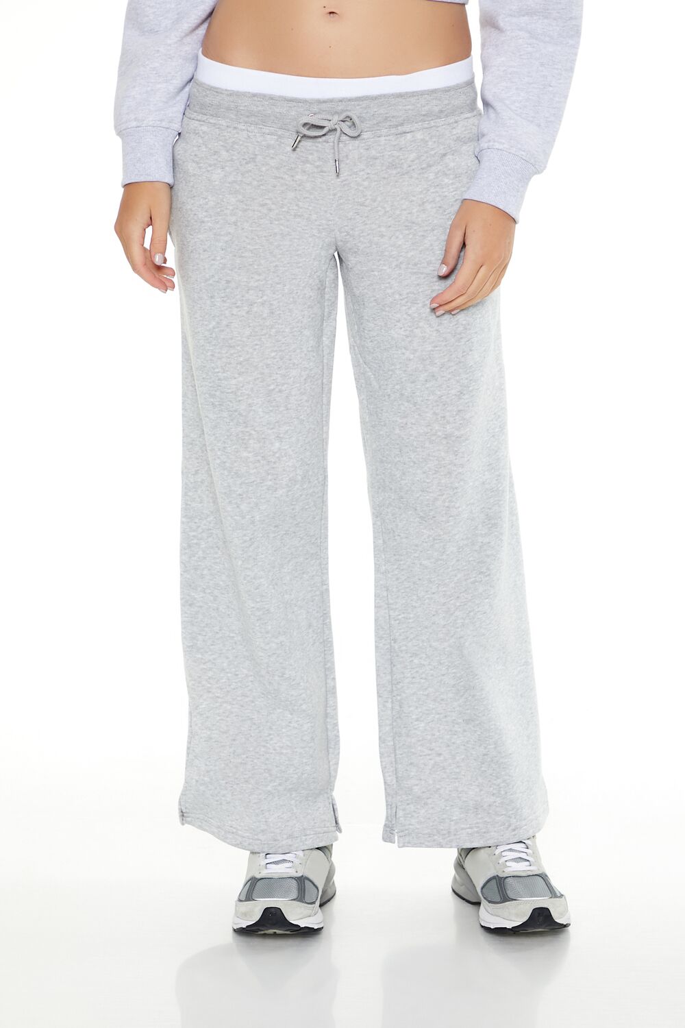 Layered Drawstring Sweatpants