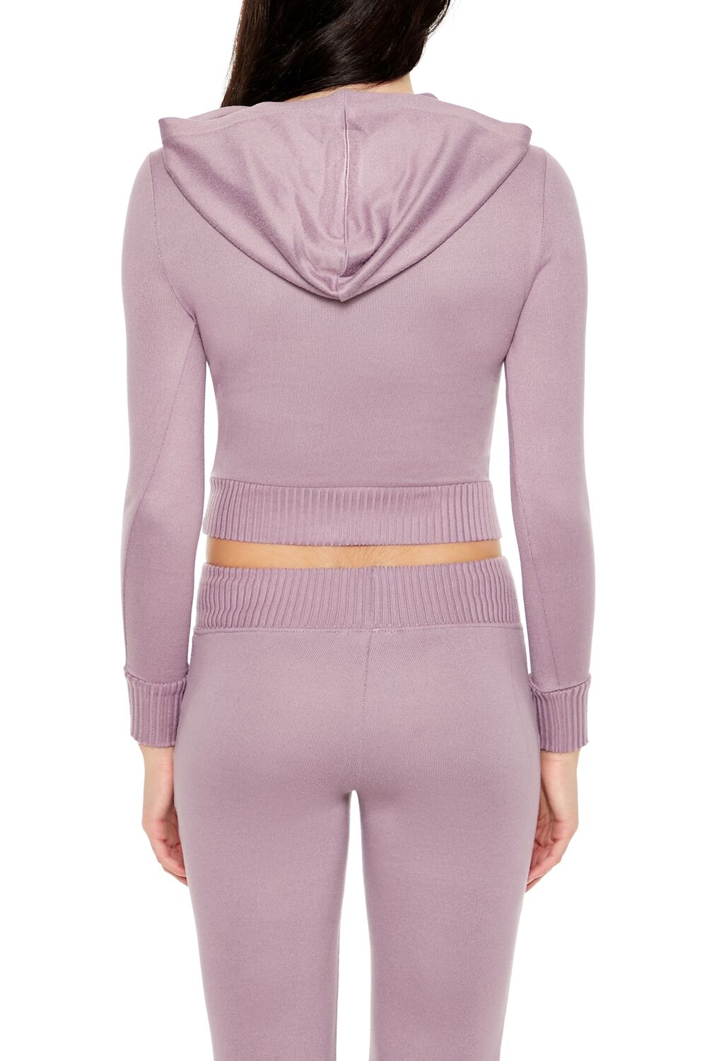 Cropped Fleece Hoodie