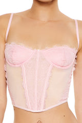 Lace Lingerie Corset Cami