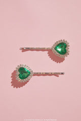 Wicked Heart Bobby Pins Set