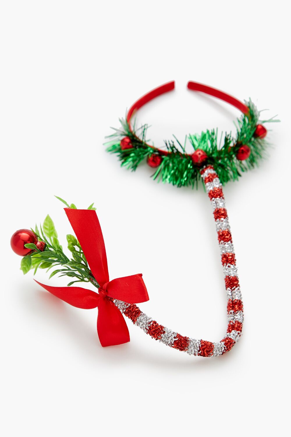 Tinsel Mistletoe Headband