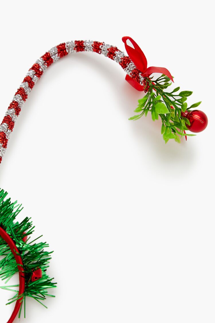 Tinsel Mistletoe Headband