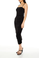 Glitter Knit Bodycon Maxi Dress