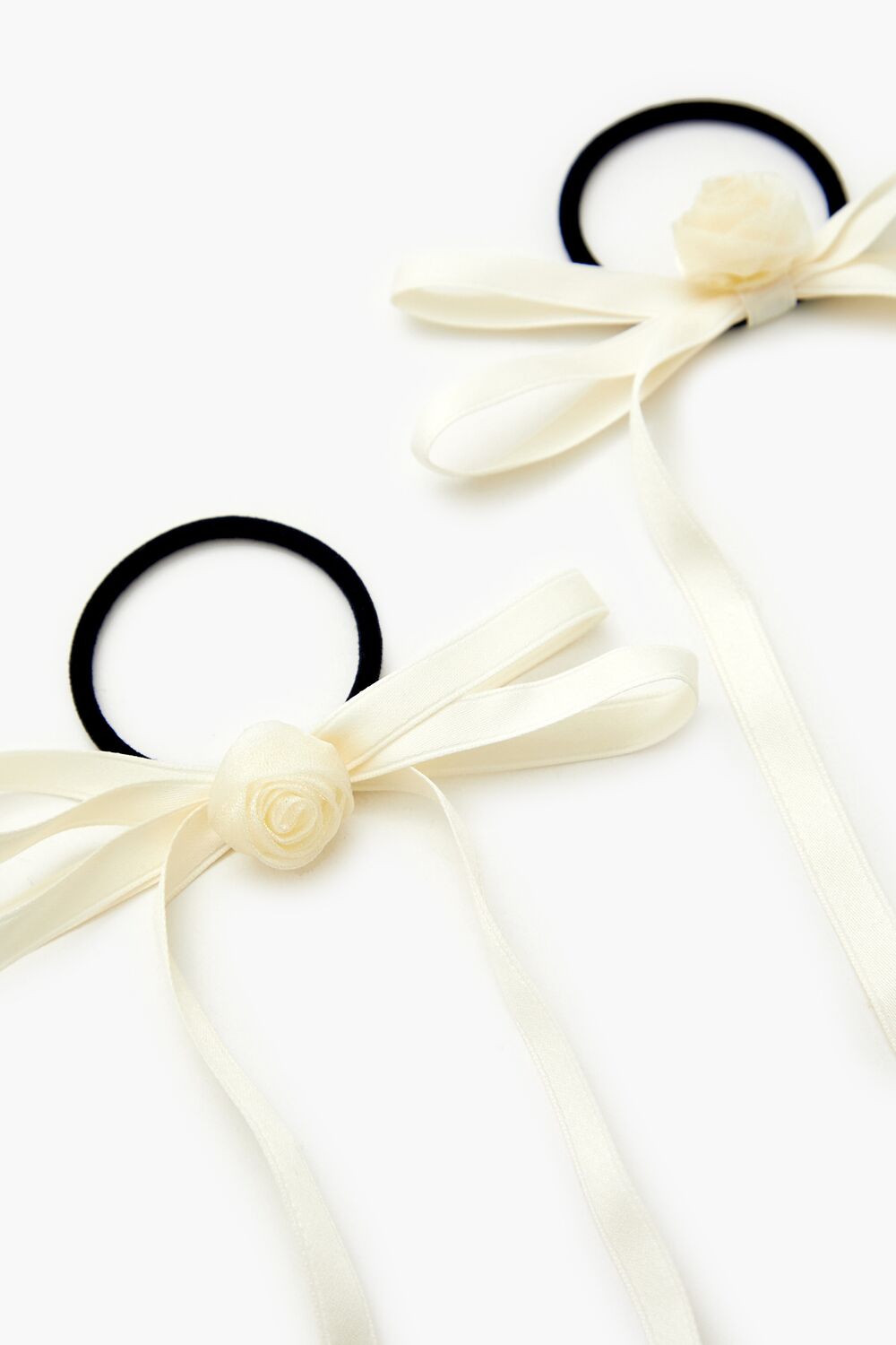 Rosette Bow Hair Tie Set
