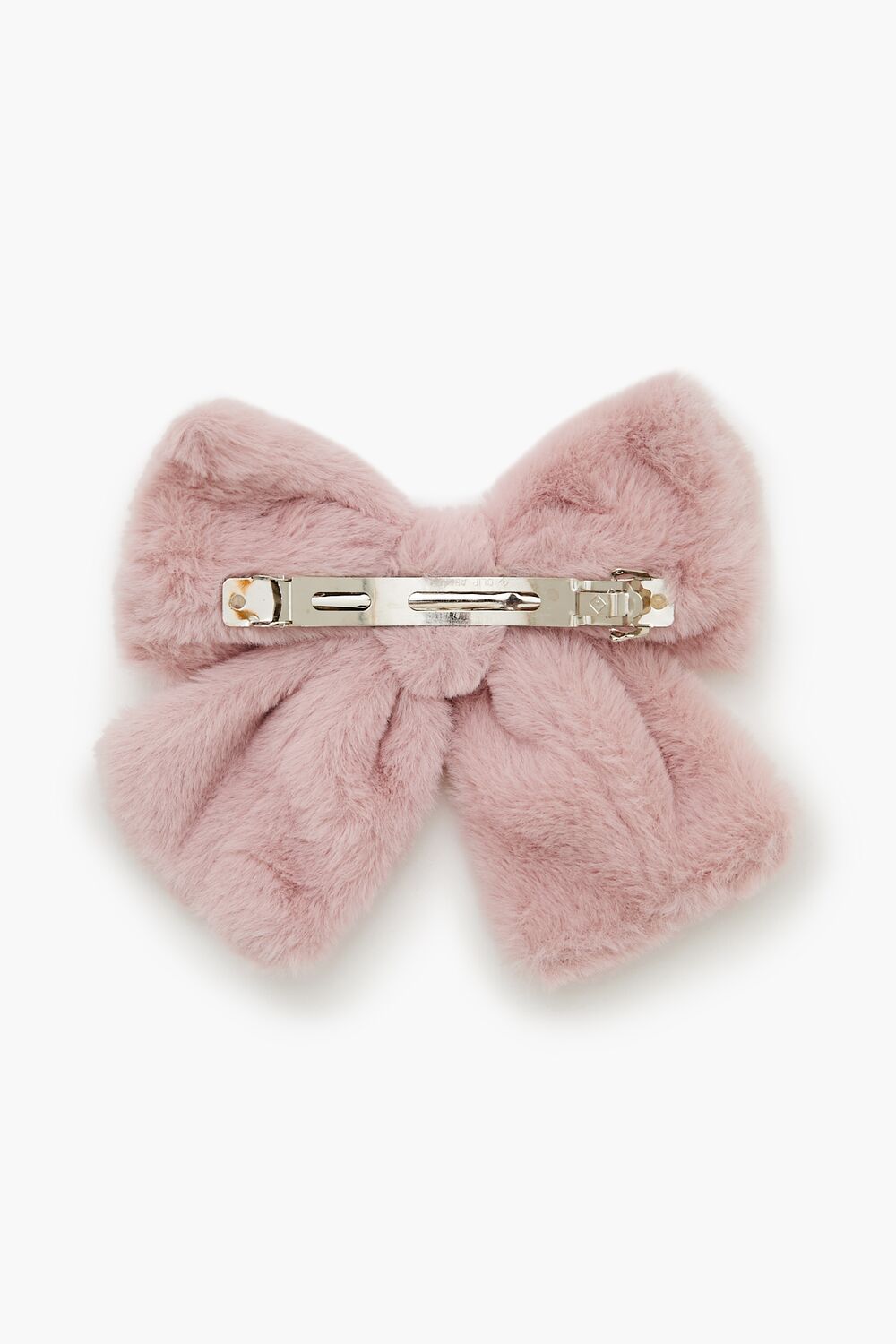 Plush Bow Hair Barrette