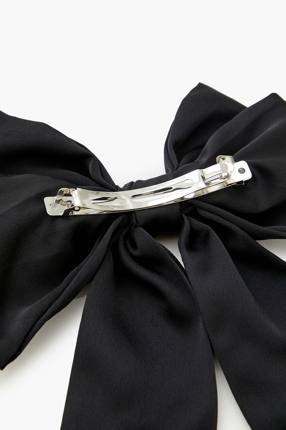Rhinestone Bow Hair Barrette
