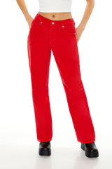 Corduroy High-Rise Flare Pants