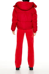 Corduroy High-Rise Flare Pants