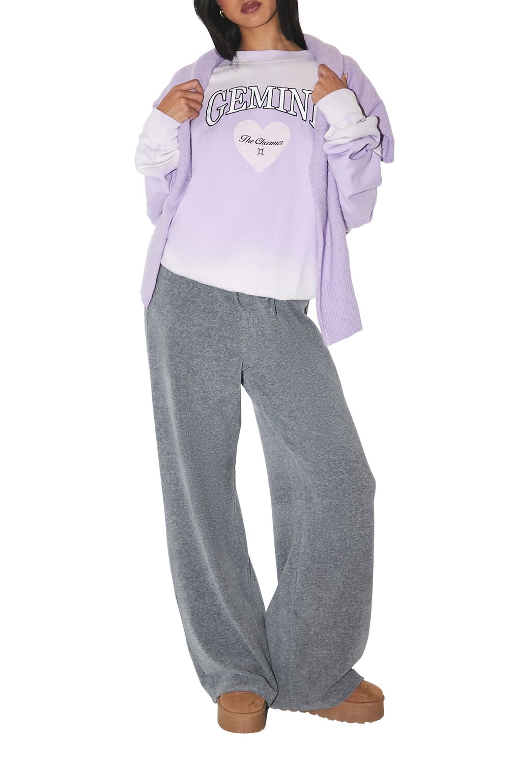 Ribbed Knit High-Rise Pants