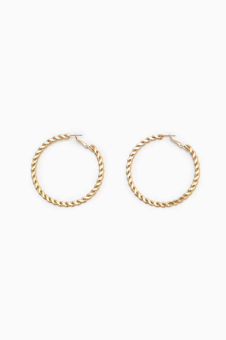 Twisted Hoop Earrings