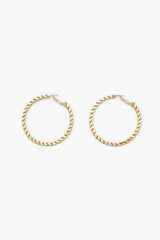 Twisted Hoop Earrings