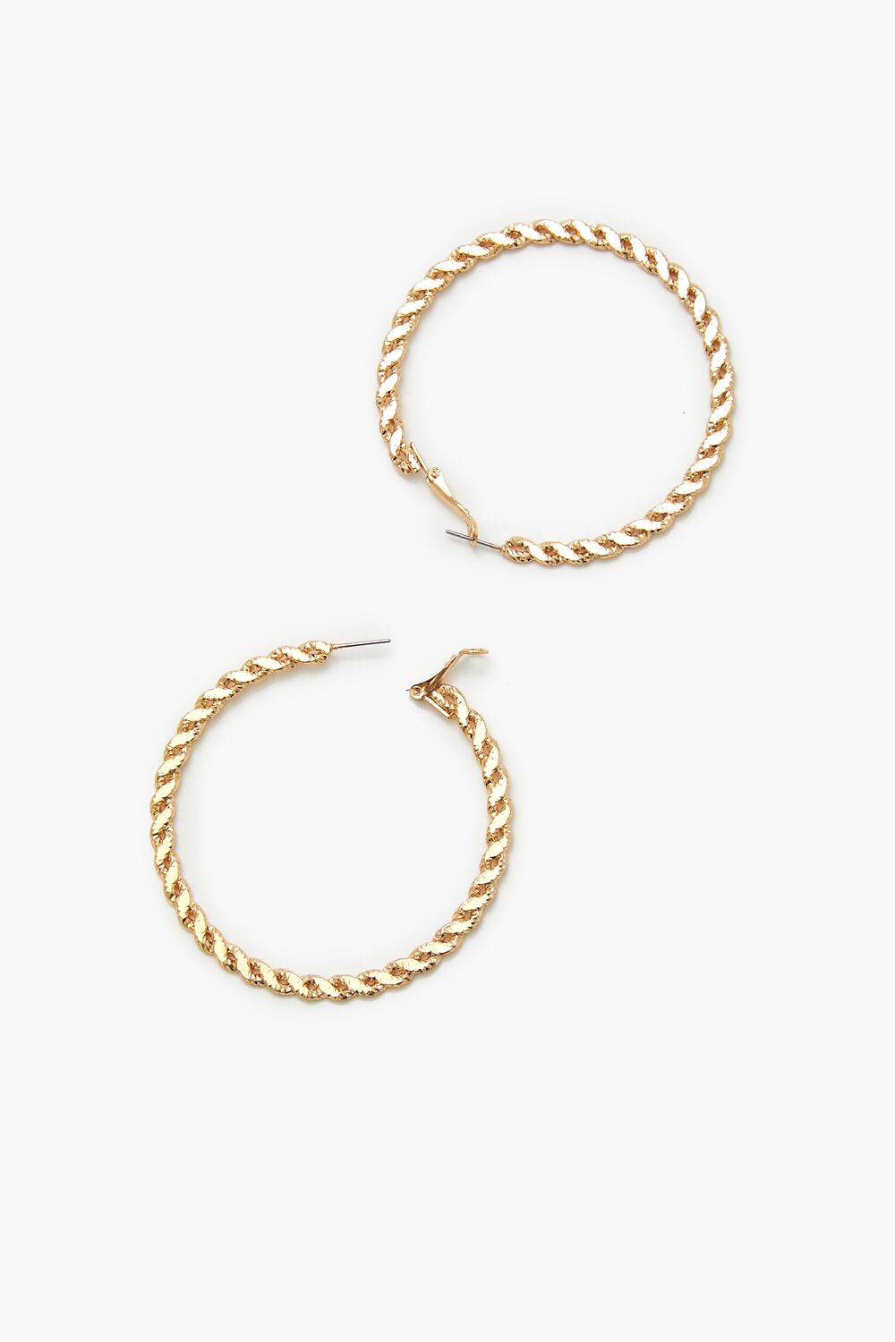 Twisted Hoop Earrings