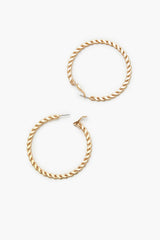 Twisted Hoop Earrings