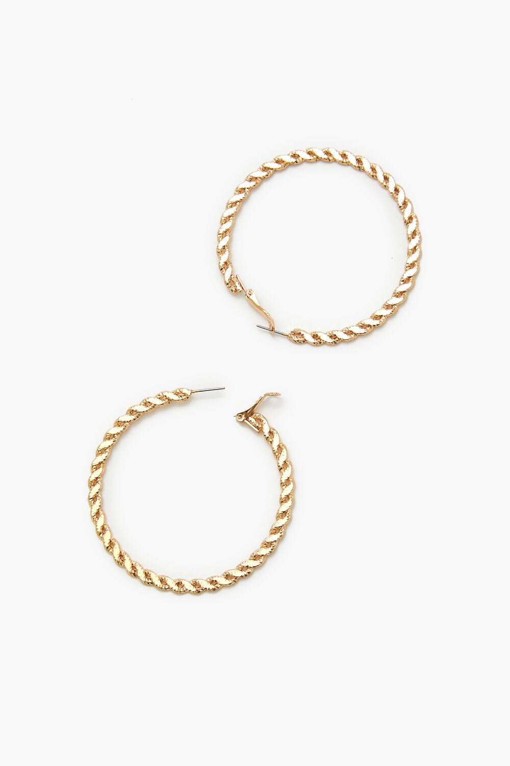 Twisted Hoop Earrings