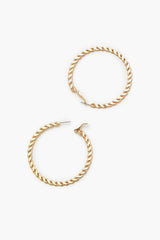Twisted Hoop Earrings