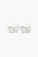 Hammered Geo Drop Earrings