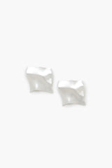 Hammered Geo Drop Earrings