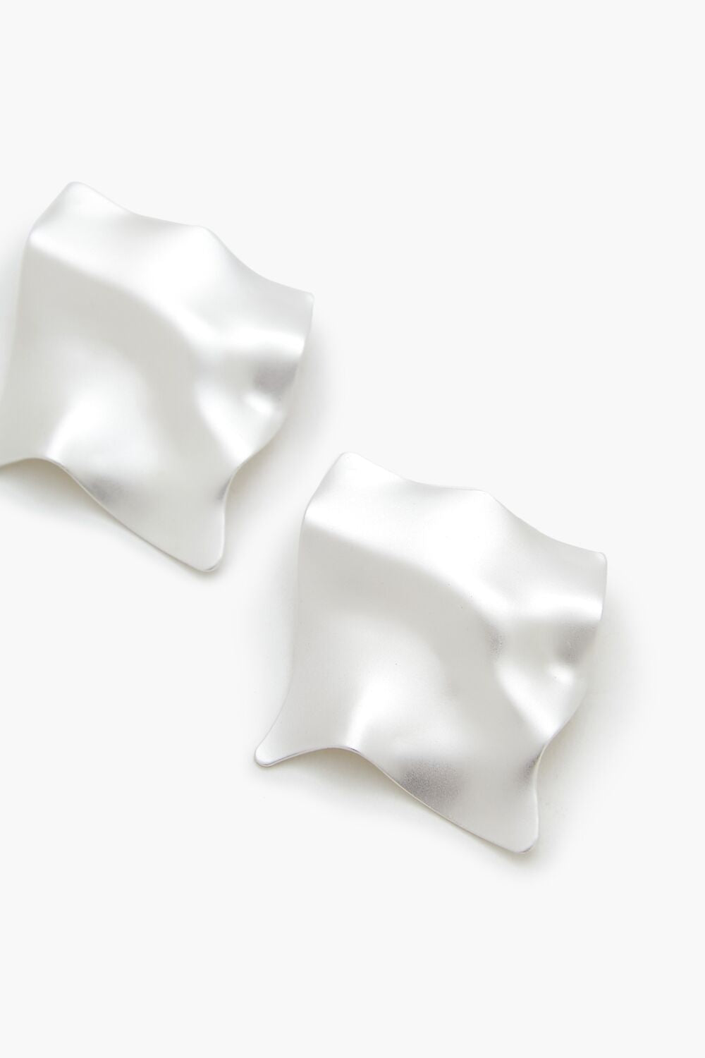 Hammered Geo Drop Earrings