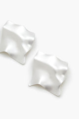 Hammered Geo Drop Earrings