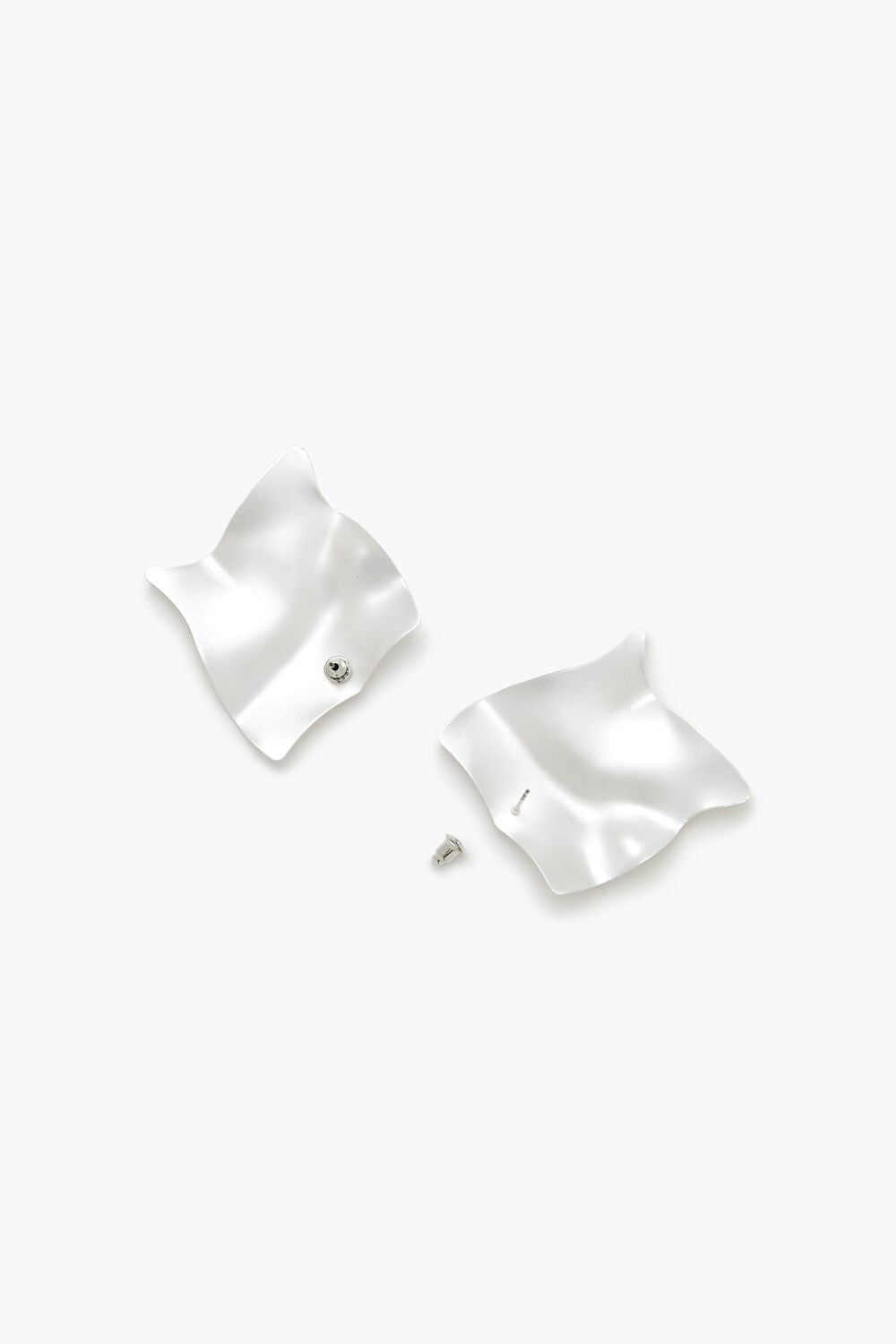 Hammered Geo Drop Earrings