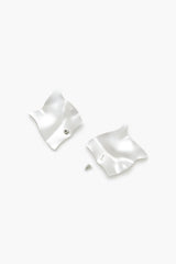 Hammered Geo Drop Earrings