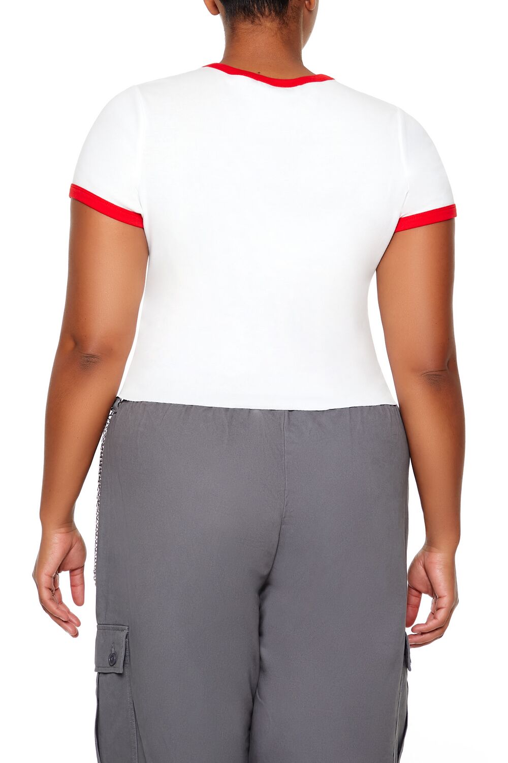 Plus Size Star Girl Ringer Tee