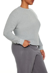 Plus Size Thermal Long-Sleeve Top