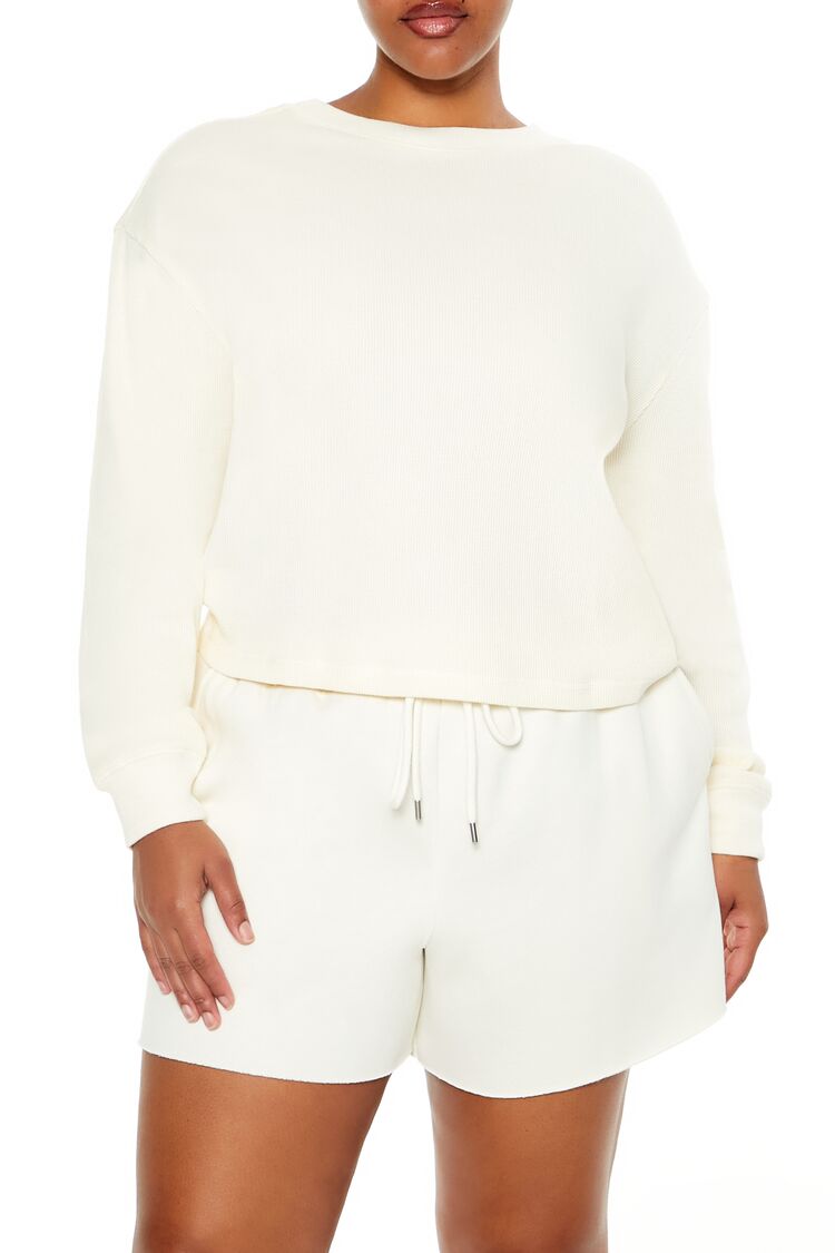 Plus Size Thermal Long-Sleeve Top