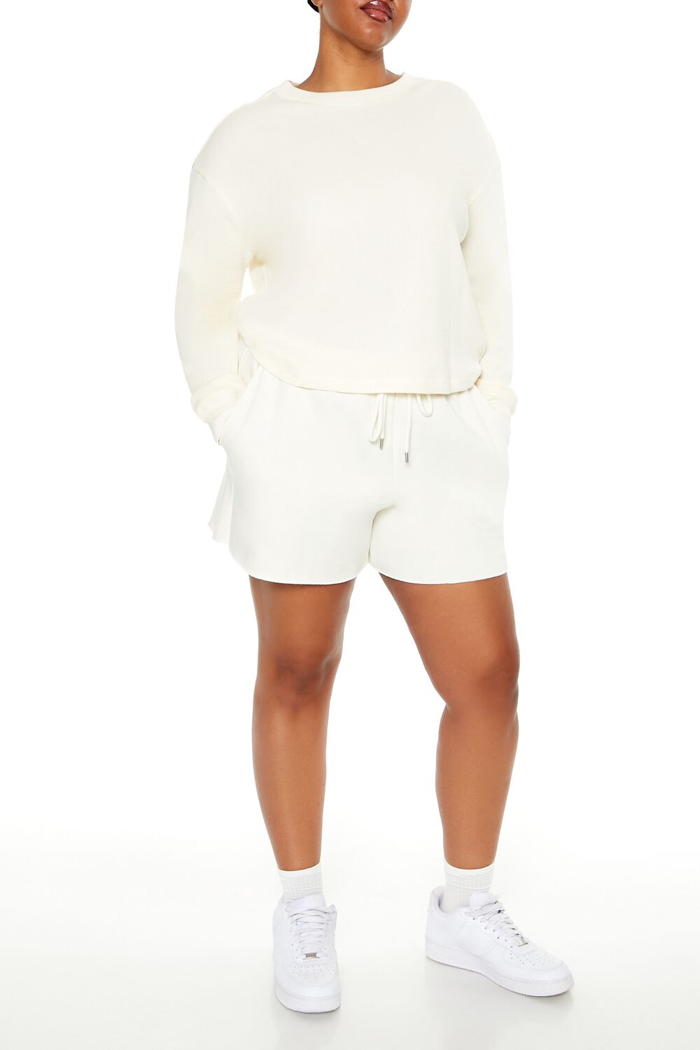 Plus Size Thermal Long-Sleeve Top