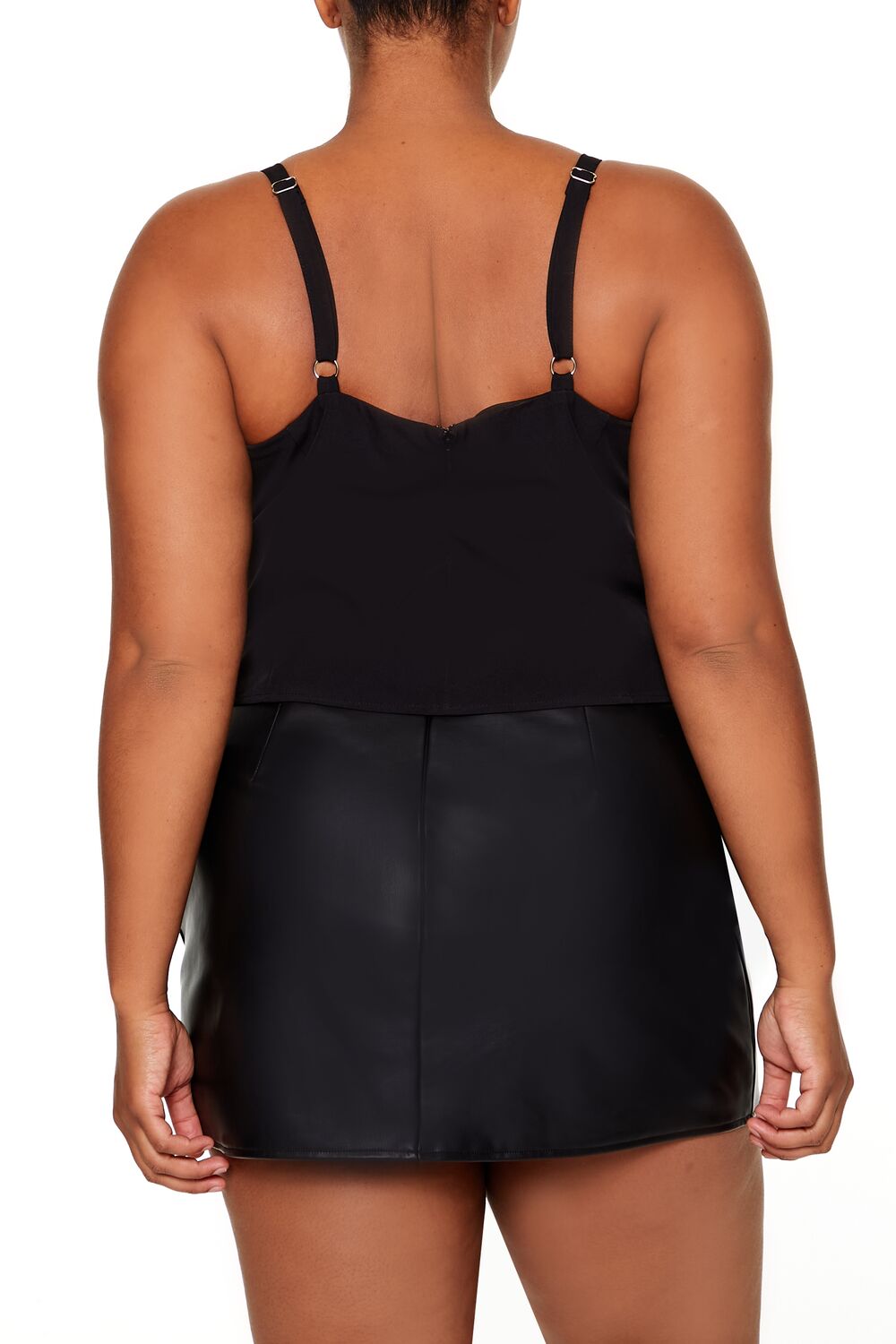 Plus Size Chainmail Cropped Cami