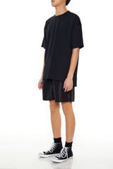 Vented Drawstring Swim Trunks
