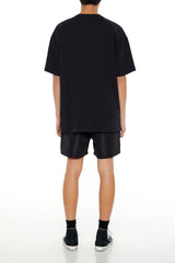Vented Drawstring Swim Trunks