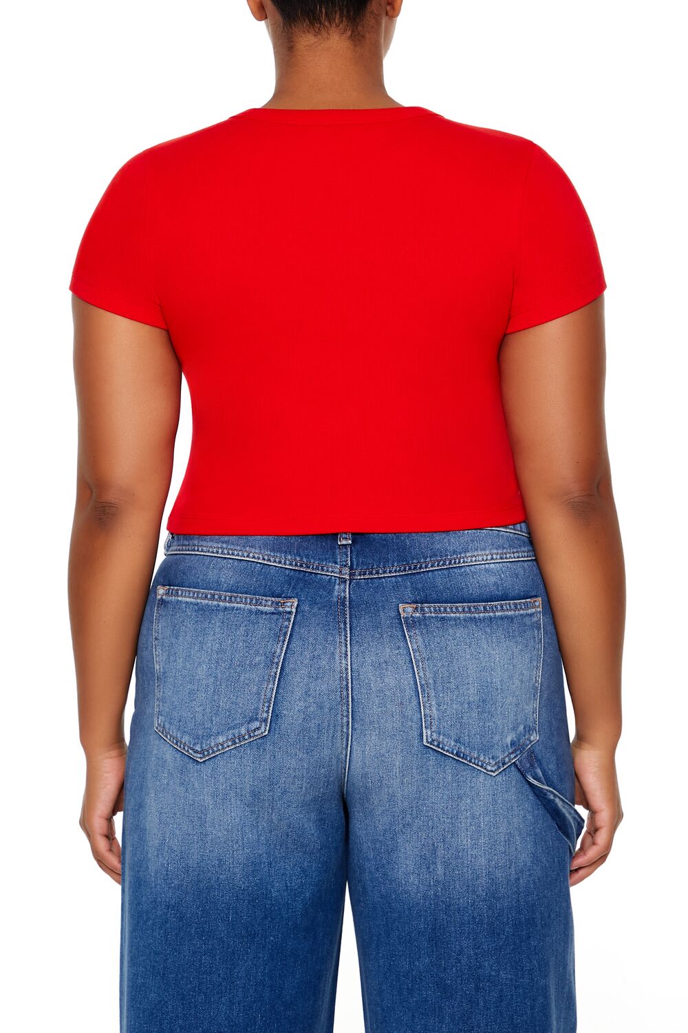 Plus Size Sequin Teddy Bear Baby Tee
