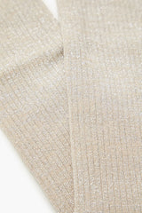 Ribbed Lettuce-Edge Crew Socks