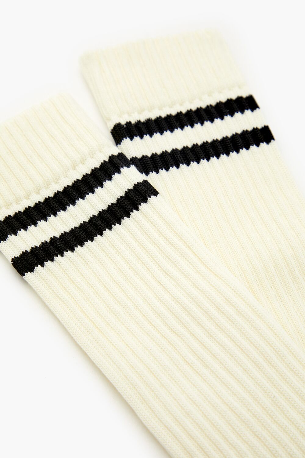 Varsity-Striped Ribbed Socks