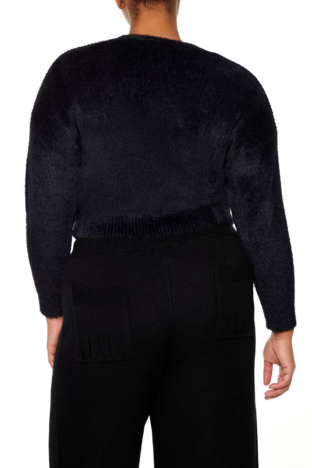 Plus Size Rib-Knit Cardigan Sweater