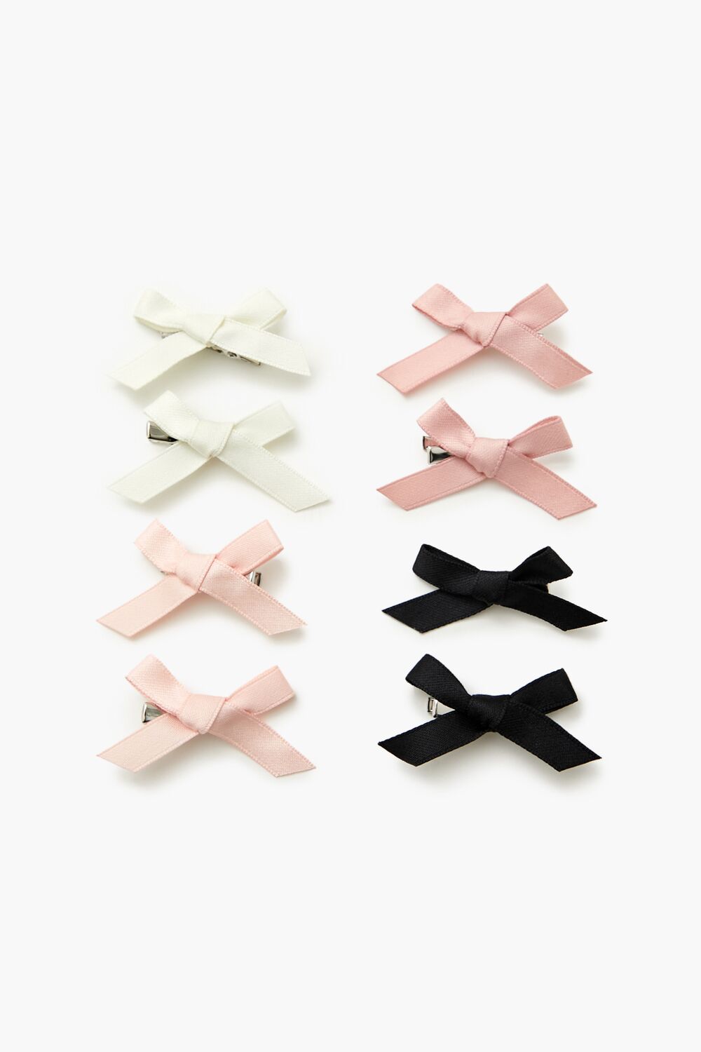 Ribbon Bow Hair Clip Set