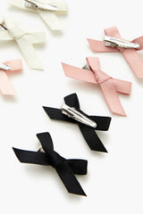 Ribbon Bow Hair Clip Set