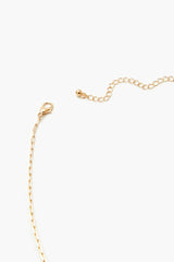 Rhinestone Crescent Moon Necklace