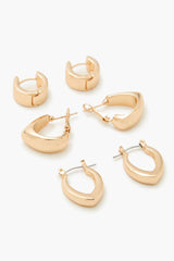 Geo Hoop Earring Set