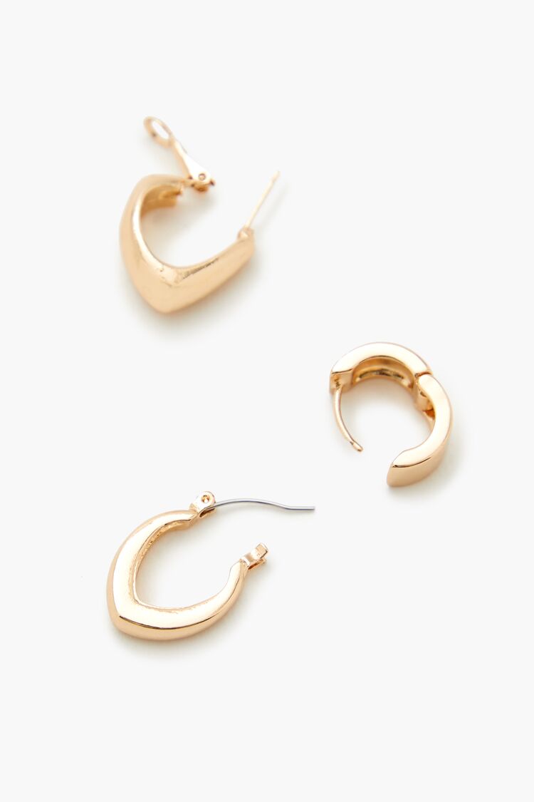Geo Hoop Earring Set