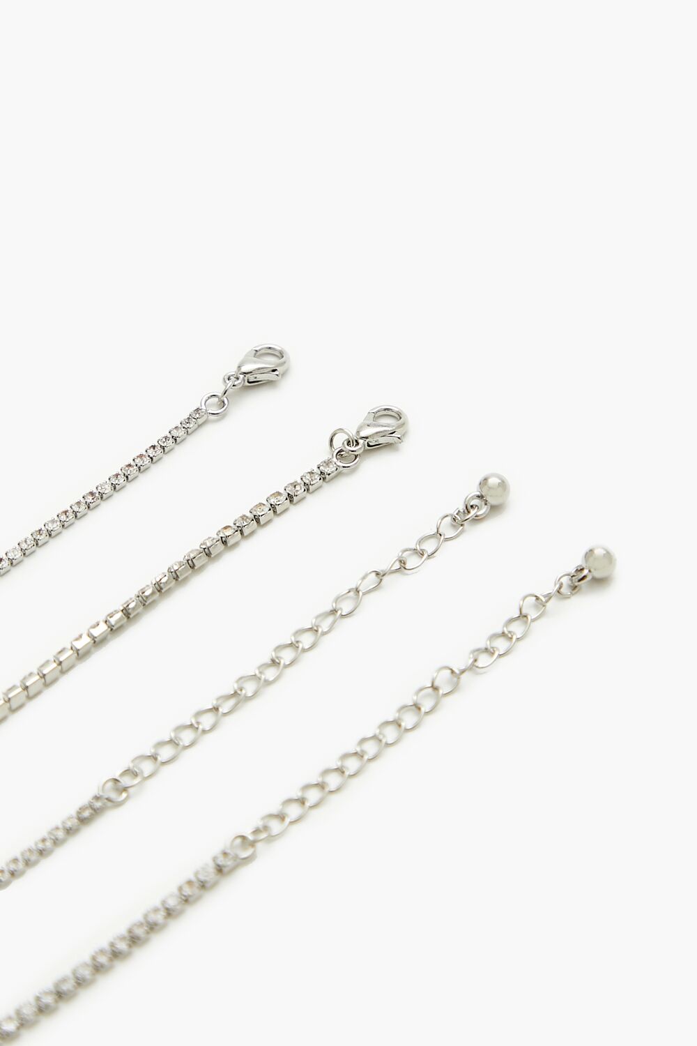Rhinestone Cross Charm Necklace