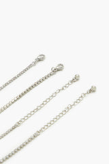 Rhinestone Cross Charm Necklace