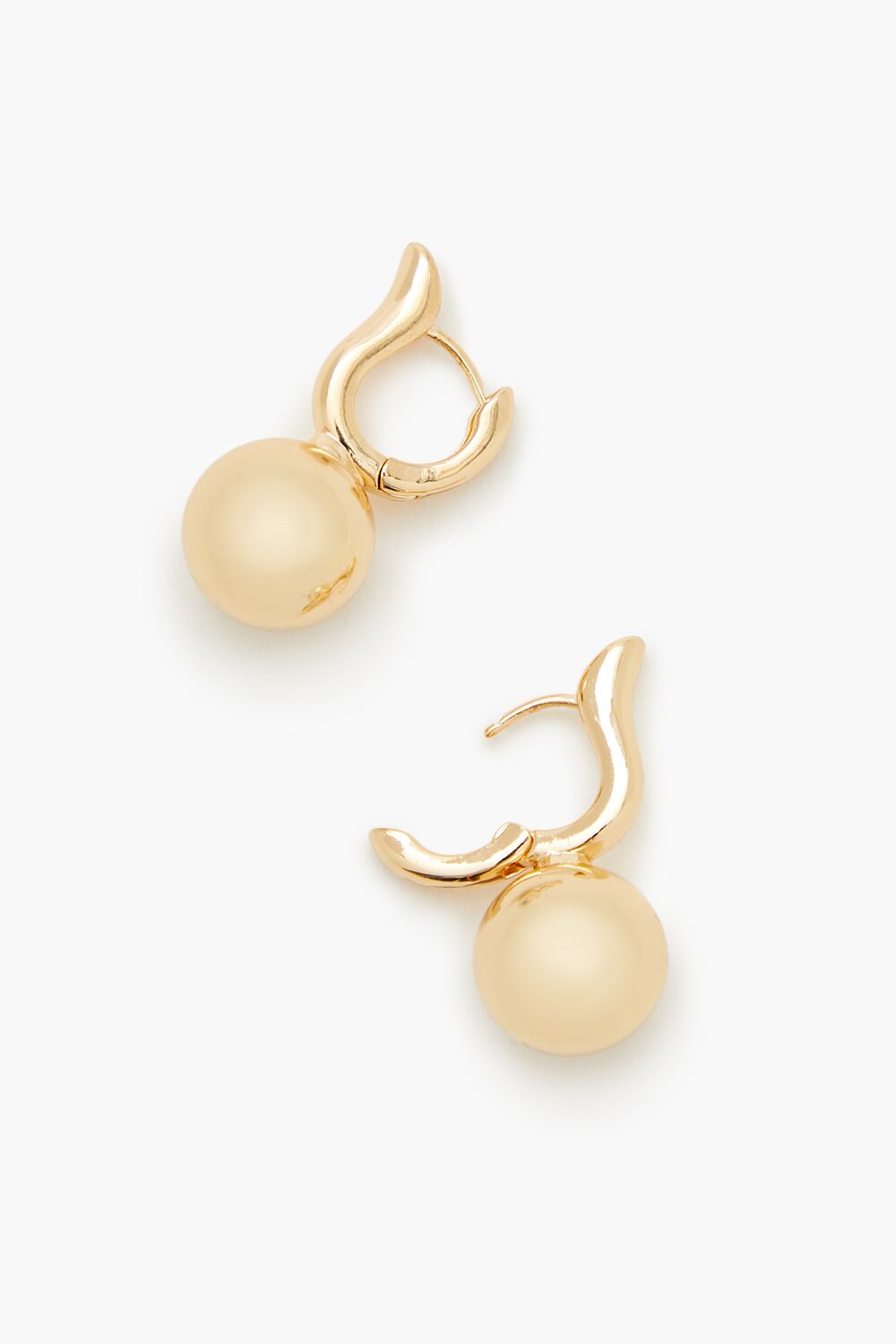 Round Huggie Hoop Earrings