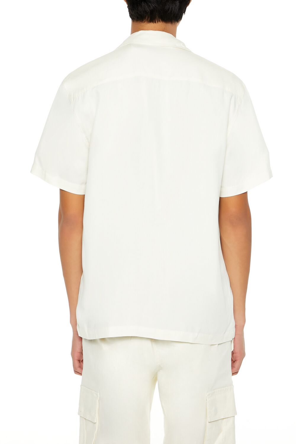 Cuban-Collar Short-Sleeve Shirt