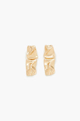 Hammered Tiered Drop Earrings